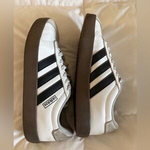 Adidas White and Black Classic Sneakers